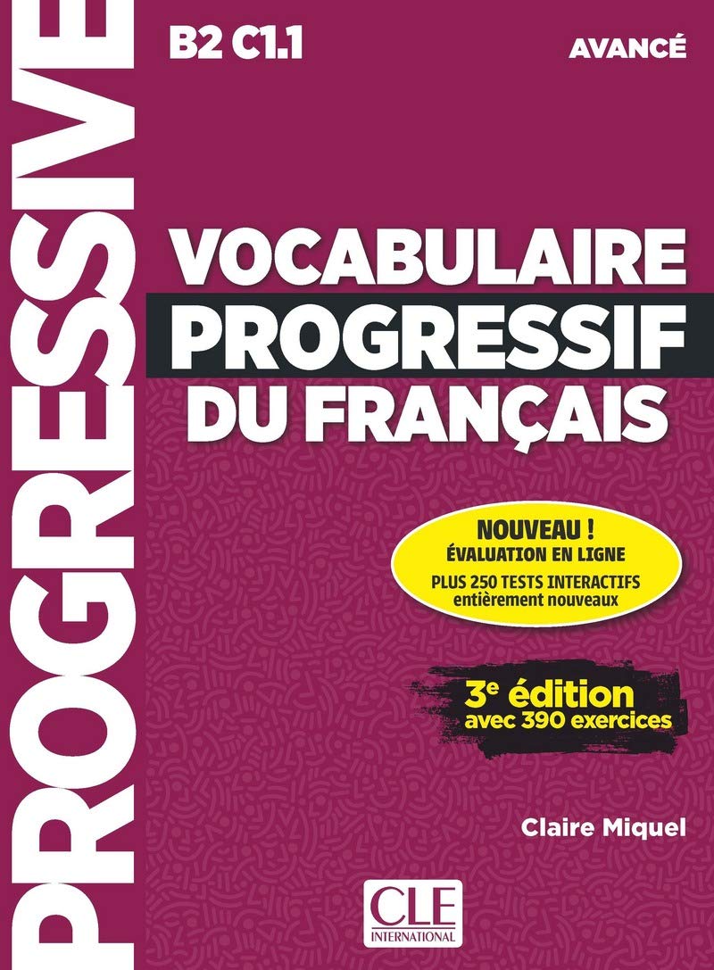 VOCABULAIRE PROGRESSIF DU FRANCAIS AVANCE 3ED Livre + Audio CD