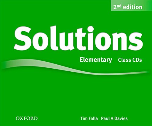 SOLUTIONS ELEMENTARY 2nd ED Class Audio CD