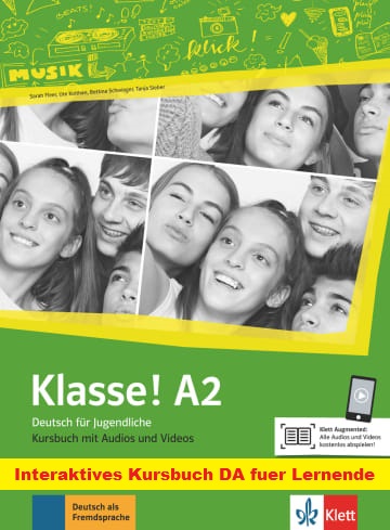 KLASSE! A2 Interaktives Kursbuch DA fuer Lernende