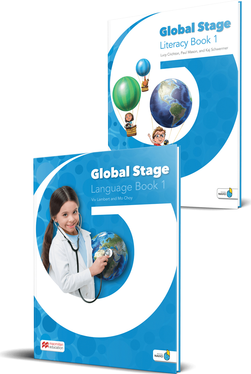 GLOBAL STAGE 1 Literacy Book and Language Book with Navio App