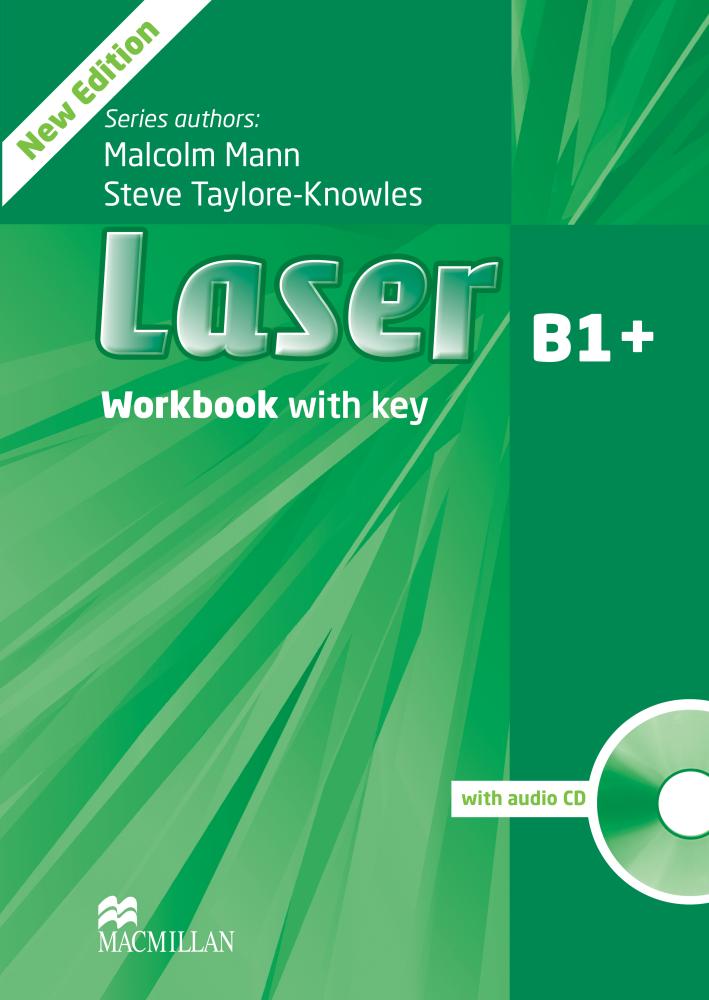 LASER 3ED B1+ Workbook with Key + Audio CD 