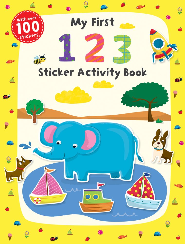 AB ABC 123 My First 1 2 3 Sticker Activity Book