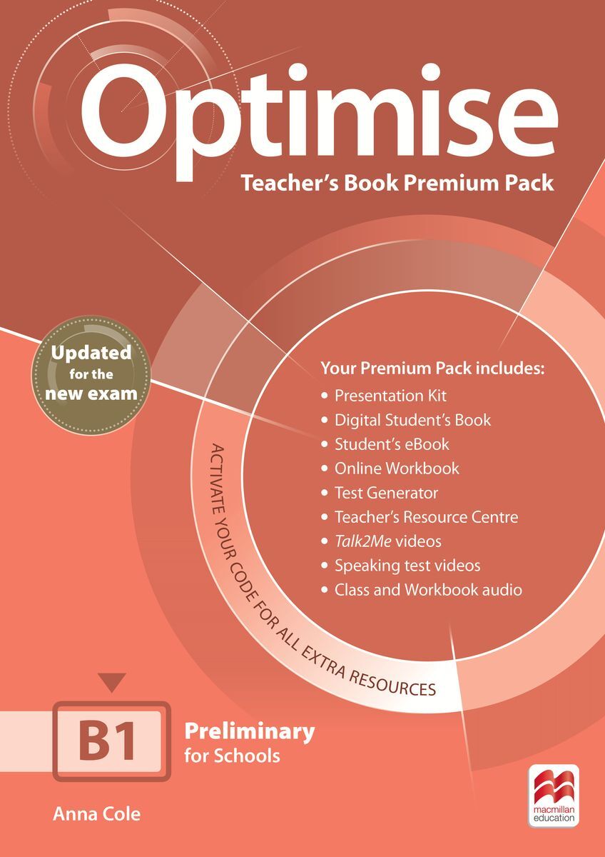 OPTIMISE UPDATED B1 Teacher's Book Premium Pack