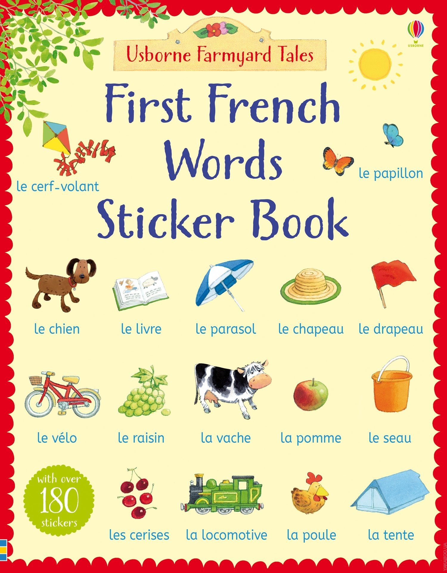 AB Word Bk First French Words Sticker Book (FYT)