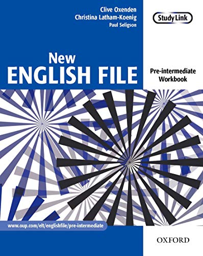  NEW ENGLISH FILE PRE-INTERMEDIATE Workbook  without Key
