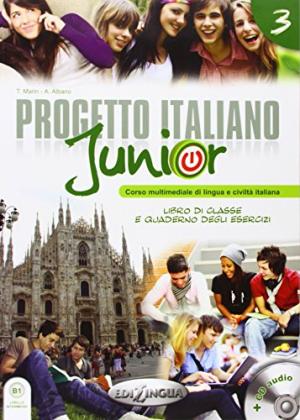 NUOVO PROGETTO ITALIANO JUNIOR 3 Libro di classe & quaderno degli esercizi + CD Audio