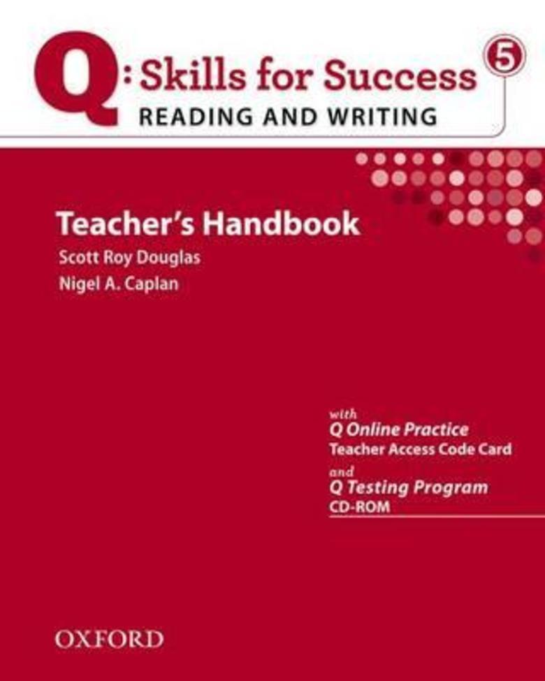 Q:SKILLS FOR SUCCESS READING AND WRITING 5 Teacher's Book+Webcode+Testing Program CD-ROM