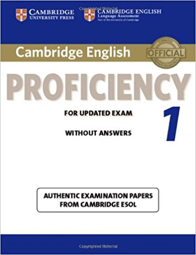 CAMBRIDGE ENGLISH PROFICIENCY 1 Student's Book without Answers