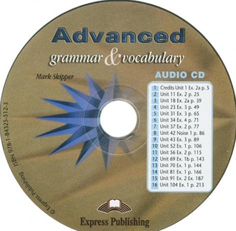 ADVANCED GRAMMAR AND VOCABULARY Class AudioCD