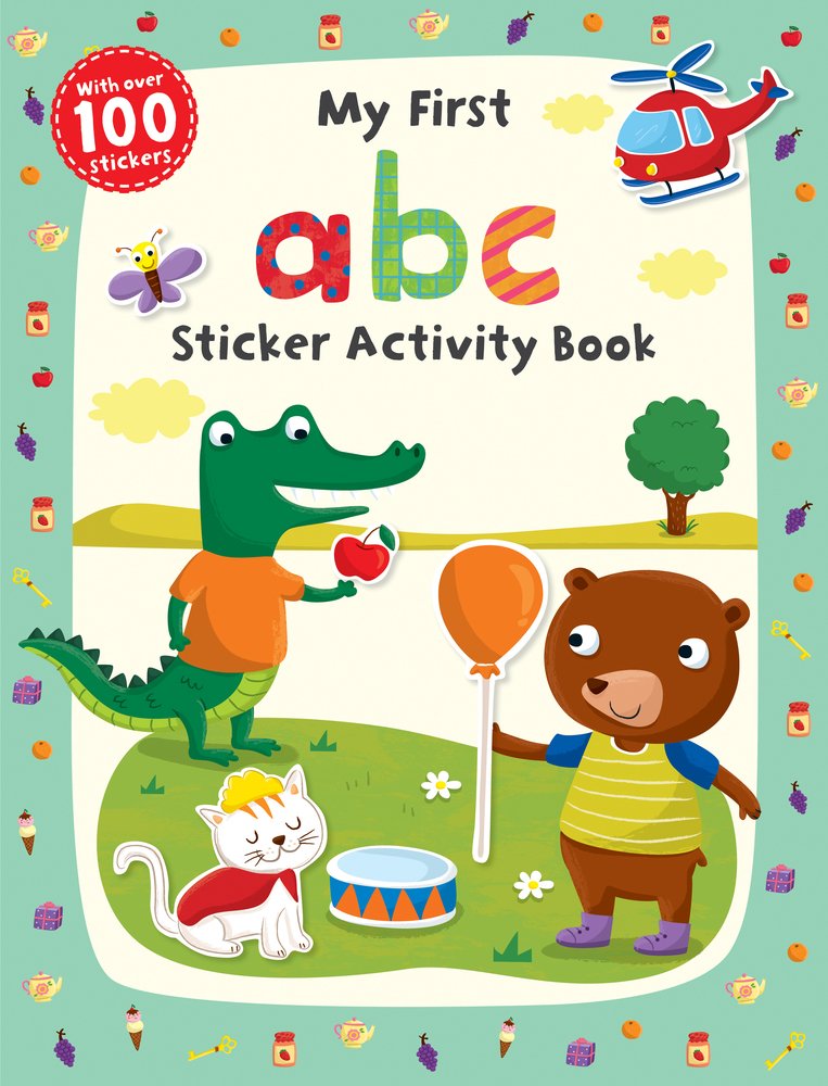 AB ABC 123 My First ABC Sticker Activity Book