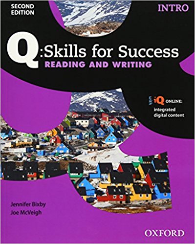 Q:SKILLS FOR SUCCESS 2nd ED READING AND WRITING INTRO Student's Book+IQ Online