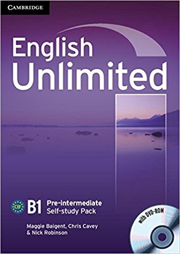 ENGLISH UNLIMITED PRE-INTERMEDIATE Self-Study Pack + DVD-ROM