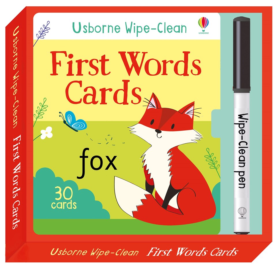 Flashcards Wipe-clean First Words