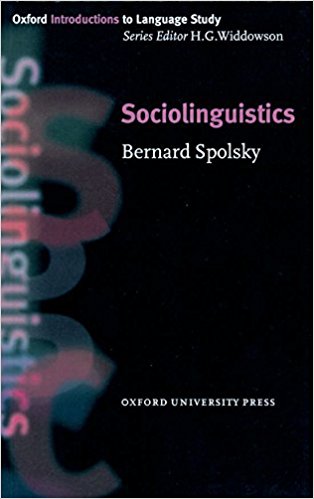 SOCIOLINGUISTICS (OXFORD INTRODUCTIONS TO LANGUAGE STUDY) Book