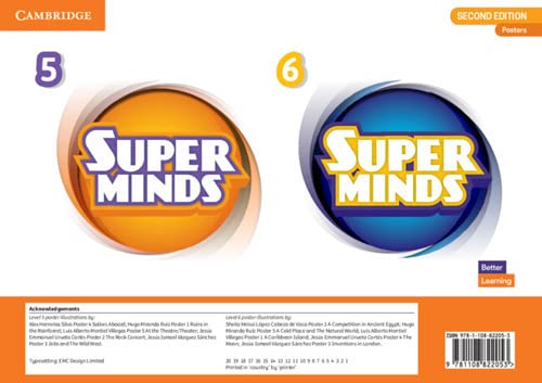 SUPER MINDS 2ND EDITION Level 5 - 6 Posters