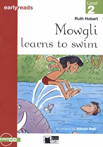 MOWGLY LEARNS TO SWIM (EARLYREADS LEVEL 2)  Book with AudioCD