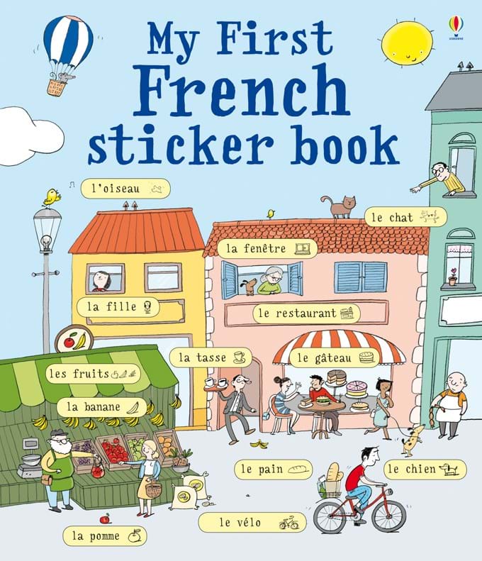AB Word Bk My First French sticker book