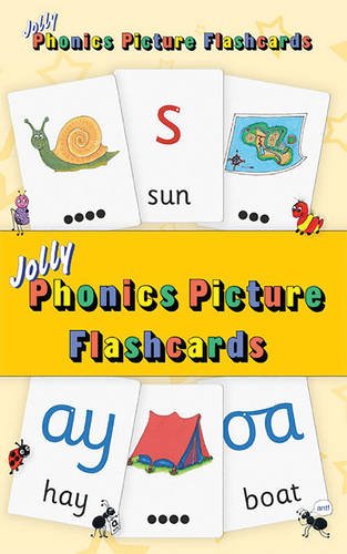 JOLLY PHONICS Picture Flash Cards precursive Colour