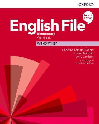 ENGLISH FILE ELEMENTARY 4th ED Workbook without Key