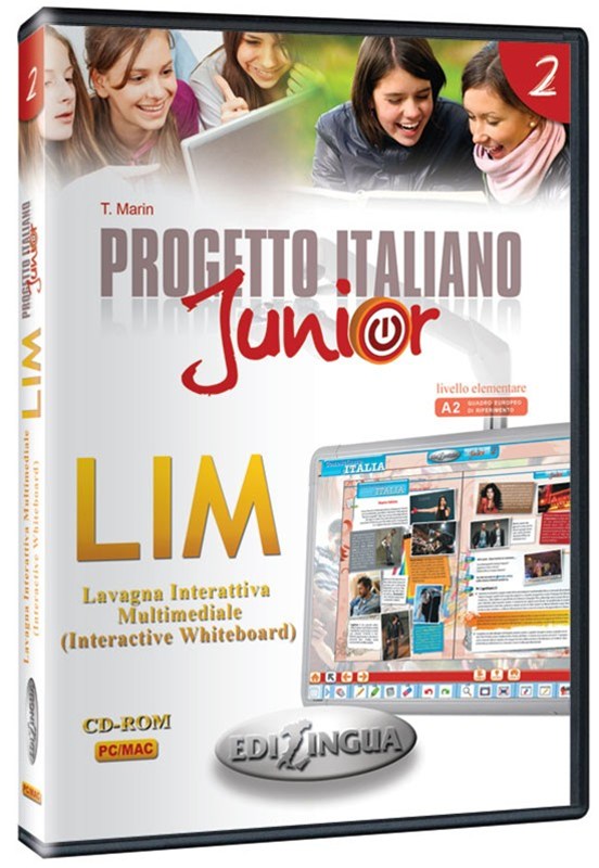 NUOVO PROGETTO ITALIANO JUNIOR 2 Lavagna Interattiva Multimediale CD-ROM