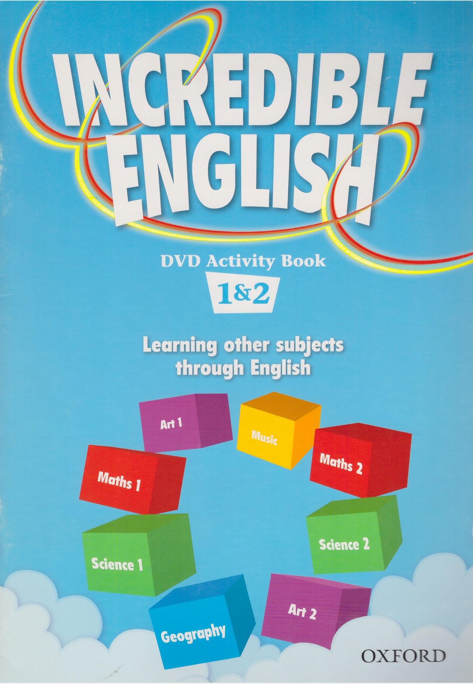 INCREDIBLE ENGLISH 1&2 DVD Activity Book