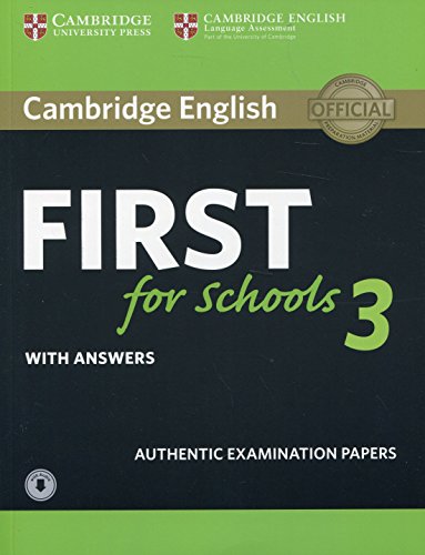 Cambridge English First for Schools 3 Student's Book Pack (Student's Book with answers+AudioCDx2) 