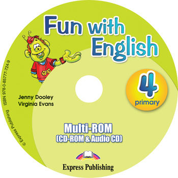 FUN WITH ENGLISH 4 Multi-ROM (CD-ROM & Audio CD )