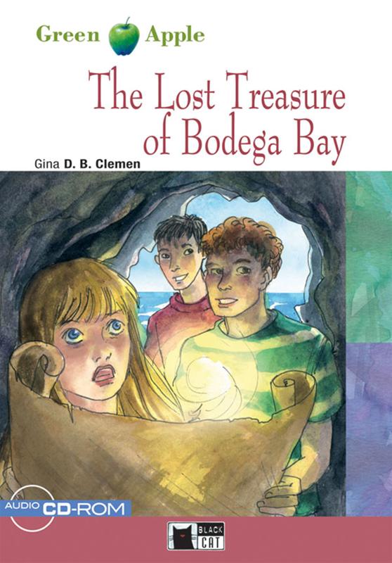 LOST TREASURE OF BODEGA BAY,THE (GREEN APPLE,STEP1, A2) Book+ AudioCD+CD-ROM