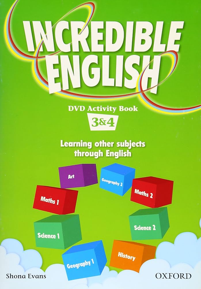 INCREDIBLE ENGLISH 3&4 DVD Activity Book