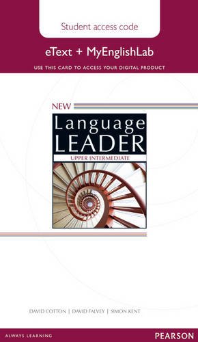 NEW LANGUAGE LEADER UPPER-INTERMADIATE Etext Student's  Book+My lab