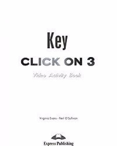CLICK ON 3 DVD Activity Book Key