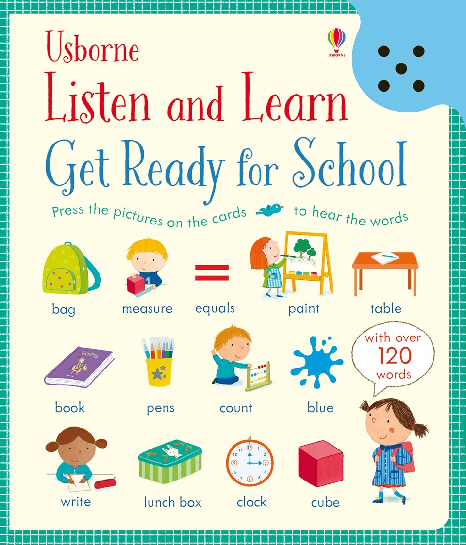 Listen and Learn Get Ready for School HB + sound panel
