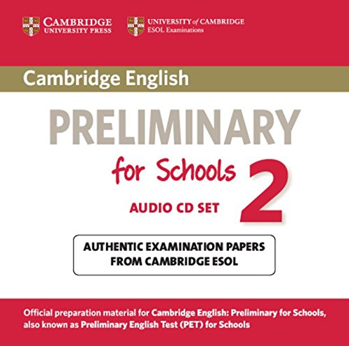 Cambridge PET for Schools 2 AudioCDs (2) лицензионные