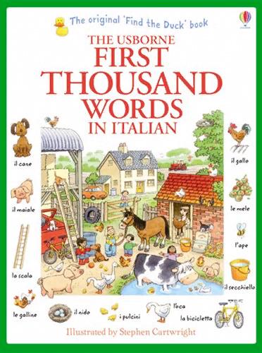 AB Word Bk First Thousand Words in Italian