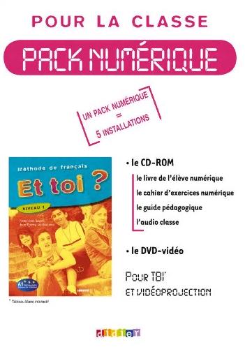 ET TOI? 1 Pack Numerique CDROM+DVD 5 licences 