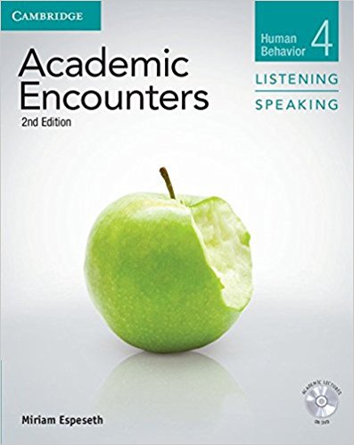 ACADEMIC ECOUNTERS 2nd ED. HUMAN BEHAVIOUR. LISTENING AND SPEAKING Student's Book + DVD