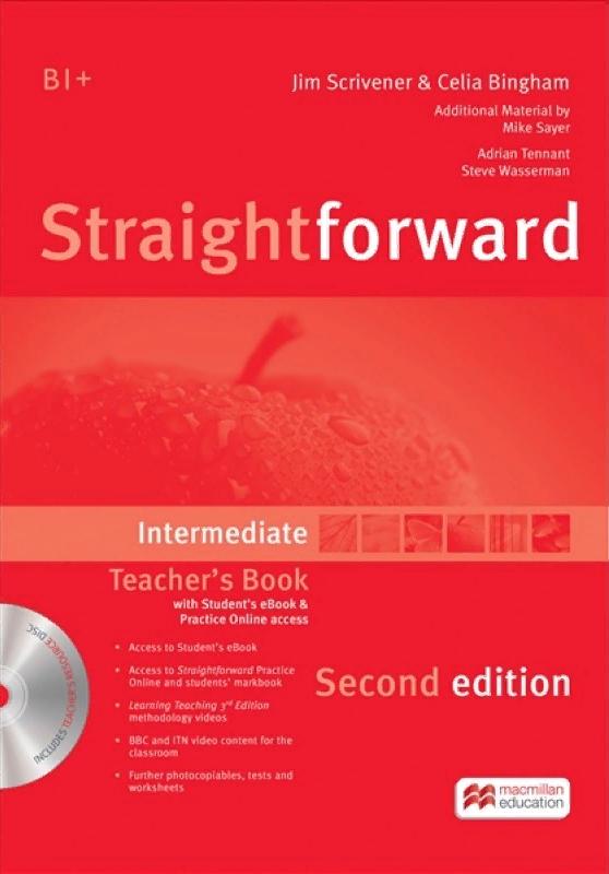 STRAIGHTFORWARD 2nd ED Intermediate Teacher's Book Pack+eBook 