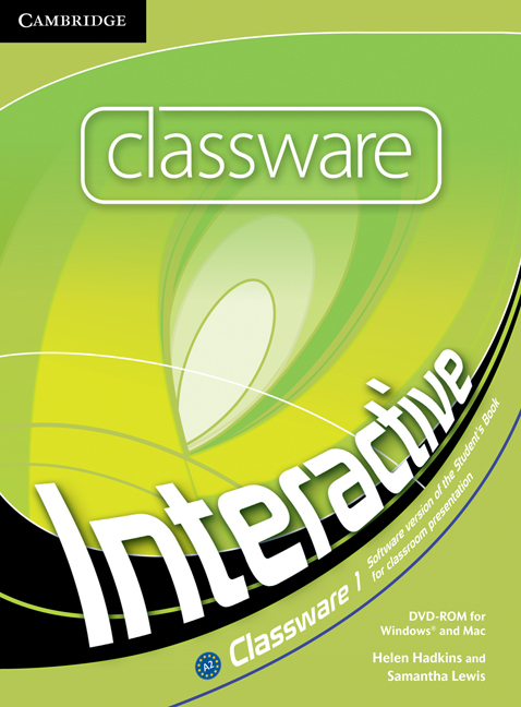 INTERACTIVE 1 Classware DVD-ROM
