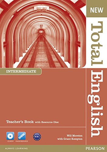 NEW TOTAL ENGLISH INTERMEDIATE  Teacher's  Book+ Teacher's Resource Disk Pack