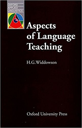 ASPECTS OF LANGUAGE TEACHING (OXFORD APPLIED LINGUISTICS) Book