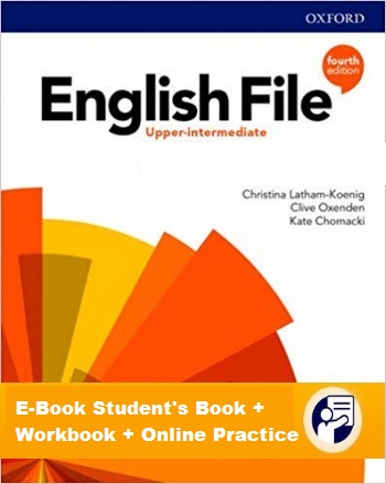 ENGLISH FILE UPPER-INTERMEDIATE 4th ED E-Book Student's Book + Workbook + Online Practice