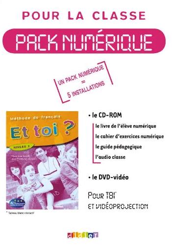 ET TOI? 2 Pack Numerique CDROM+DVD 5 licences 