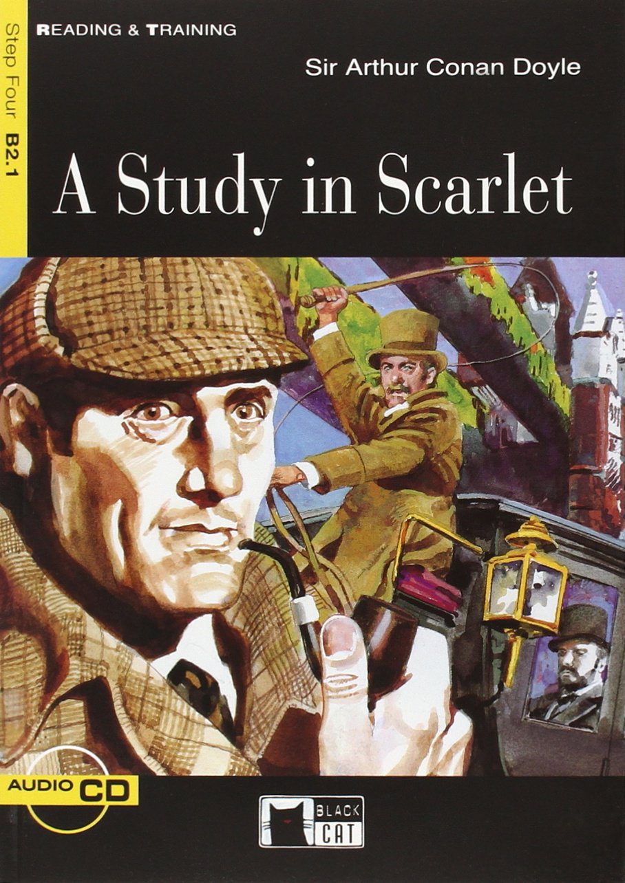 STUDY IN SCARLET,A (READING & TRAINING STEP4, B2.1)Book+ AudioCD