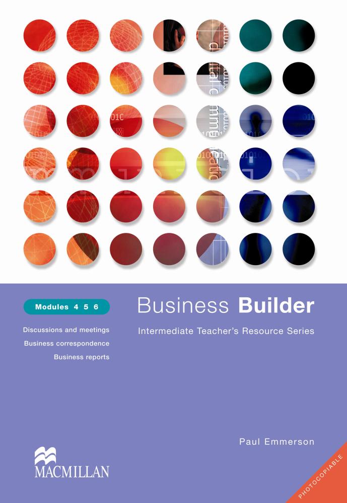 BUSINESS BUILDER MODULE 4-6 Teacher's Resource Book