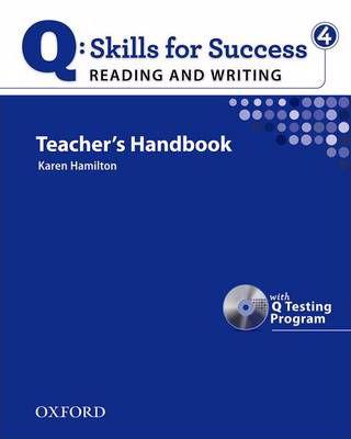 Q:SKILLS FOR SUCCESS READING AND WRITING 4 Teacher's Book+Webcode+Testing Program CD-ROM