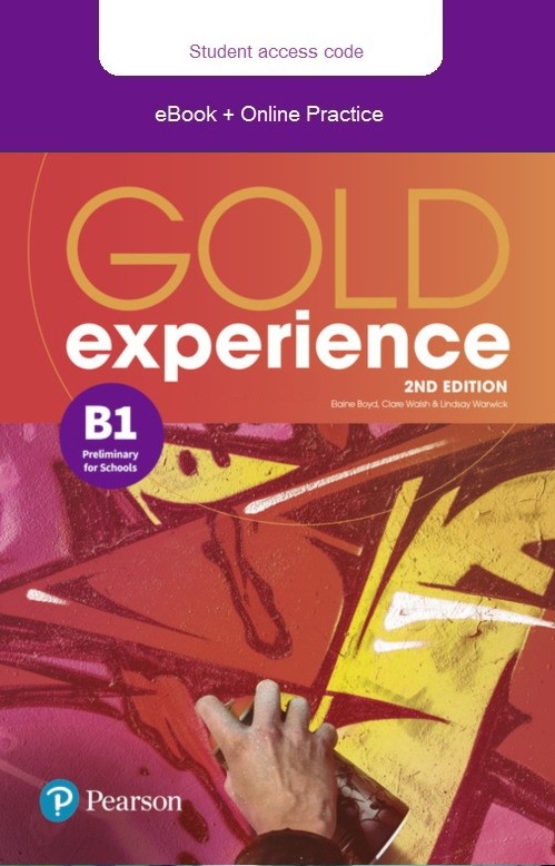 GOLD EXPERIENCE 2ND EDITION B1 Student's eBook +Online Practice Access