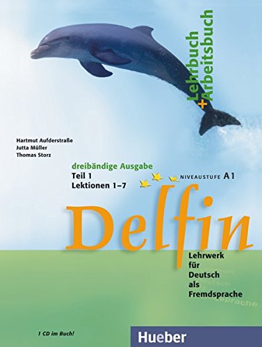 DELFIN Dreibandige Ausgabe Lehrbuch + Arbeitsbuch  + Audio-CDs Teil 1 