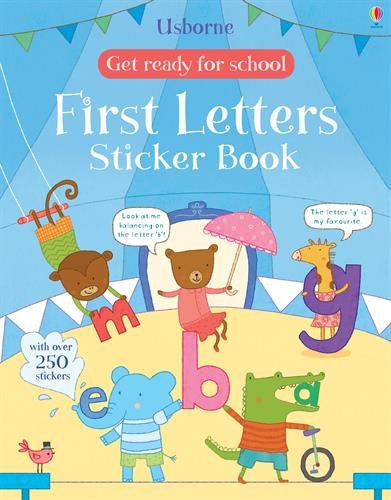 AB Get Ready for School First Letters Sticker Book