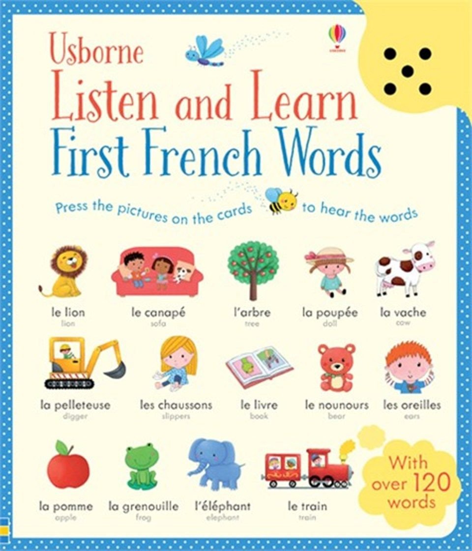 Listen and Learn French Words HB + sound panel