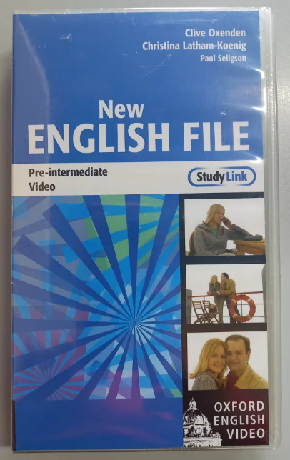 NEW ENGLISH FILE PRE-INTERMEDIATE   VHS PAL